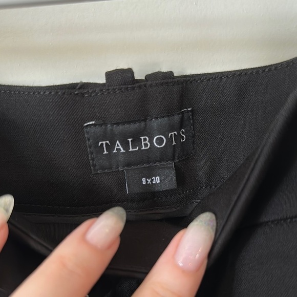 TALBOTS | High Waisted Black Dress Pants - Picture 2 of 10